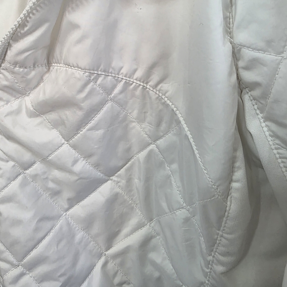 Women's White Quilted Jacket By Cutter And Buck - Picture 3 of 4